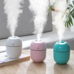 자동차공기가습기 LED 램프 장착 미니 소형 초음파 가습기 로맨틱 라이트 USB 에센셜 오일 디퓨저 자동차 청정기 아로마 음이온 미스트... 