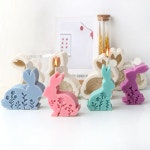 동물 실리콘 몰드 수제비누 양초 캔들 플랫 꽃 제작 엠보싱 부활절 비누 크리스탈 도구 : 찬스다락방