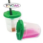 토요 흘림방지 미술물통 (색상 랜덤 발송) : 그림온