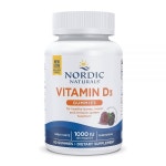 Nordic Naturals 노르딕 내추럴스 비타민D3 구미 와일드 베리 1000 IU, 60 : 둥굴샾