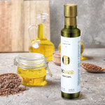 살짝 볶아 한 번만 짠 아마씨유 아마씨오일 황금 골드 순수 압착오일 첨가물제로 250ml : 인사이트인