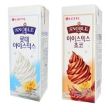 롯데스노블 아이스믹스 소프트아이스크림믹스 원액 바닐라 1박스 10EA 초코믹스 : 아이스킹-전진푸드시스템