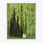 비 오는 날, 수빈 작가 인테리어 거실 그림 액자 : 라이크디즈