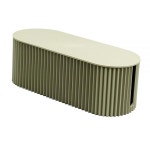 Nordic Cable Management Box, Large Plug Board Storage Box on Desk, Wire Case Organizer Socket Wirele : 승우유통