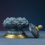 도자기향로 기도 받침대 고급 연꽃 단지 제수용품 : 꼬꼬네잡화점