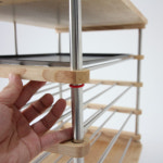 카티야우드 미니원목오븐렉 위즈웰 브레빌 럭스텔 소형전용/대형오븐 루미 트레이거치용 오븐랙 : 카티야 우드