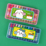 크레파스 12색 초등학생 유치원 치이카와 먼작귀 크레용 : 헬로우밤비니2