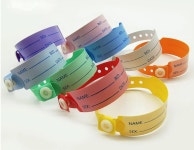 병원 진료 일회용 손목 밴드 환자 확인 프린트용 건강증진 대리 검진 방지 어린이용 유아용 메디칼 밴드 : 와이엠몰
