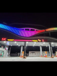 LED SK주유소 조명 시공사례 : 청계룩스