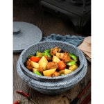 소형 가마솥 돌솥 뚝배기 나무 받침 찌개 솥밥 전골 : 세룬