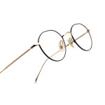 금자안경 블랙 골드티타늄 안경테 KANEKO OPTICAL KV-114L BKGP 가벼운 : EYEDEAR SHOP