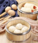 스텐찜기 음식 딤섬 밴딩이 없는 뚜껑이 있는 스테인리스 바구니 대나무 찜기 만두 스틸 : 처리투띵즈