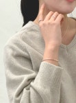 [925_Silver] Cutting Shine Bracelet : 모어풀 - MOREFUL