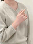 [925_Silver] Cutting Shine Bracelet : 모어풀 - MOREFUL