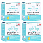 오메가스리 혈행건강 비타민디 뼈건강 도움 EPA DHA 눈건강도움 오메가3영양제 4박스 : 람보르비트샵