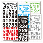 숫자 알파벳 set 스티커 / C0009 번호세트 : 야구랜드 커스텀