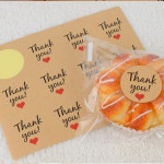 모아천일 THANK YOU 스티커 1장 선물스티커 감사스티커 : 모아천일상회