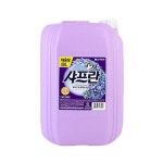 섬유유연제 샤프란 가정용 말통 세제 20L 대용량 기관 업소용 퍼플 식당용 : 퀸즈마마.