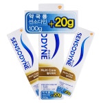 독일 약국 센소다인 멀티케어 120g3개 대용량 불소 시린이 잇몸에 좋은 치약 충치 이치 : 컬러포