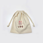 다용도 자수 이름 스트링 파우치 어린이집 수건 (대/중/소) : REALHANDS