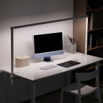 브로드윙 와이드 1200mm LED 와이드 스탠드 LSP-10120 높이조절 책상 조명 : 크레모아 CLAYMORE