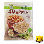 [BOX] 재호 냉동 유부 슬라이스 [1kgX5개] 우동고명 : 카운트다운세이브마켓