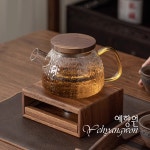 [다도 워머] 예향원 핸드메이드 고급 호두나무 원목 엔티크 티워머 E-9974 : 예향원