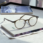 로우로우 안경 R EYE 483 BROWN 여자 남자 라운드 브라운 가벼운 뿔테 : 세컨아이즈