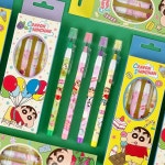 짱구 카트리지 연필 세트 4P 귀여운 캐릭터 샤프 펜슬 초등 학생 필기구 단체 선물 : 근처문구점