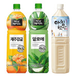 [한번에먹자] 미닛메이드 제주감귤 알로에 아침햇살 1.5L 각2개 총6개입 : 마시자닷컴
