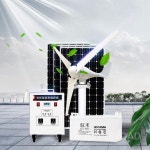 태양광 패널 시스템 풍력 발전 일체형 가정용 220v 발전기 : 정브로드