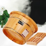 가정용습식족욕기 원목삼나무 족욕통 : 삼마마켓