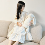 여아 원피스 잠옷 어린이 공주 파자마 유아 아동 라라D(원피스) : 토토와모모