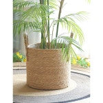 라탄화분 바구니 화분커버 플랜트박스 대형 인테리어 초록가든 가리개 가드닝 왕골 : 쇼피딜라이트