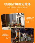 펀홀 F9027 중세시대 캐슬 성 마을 망루 감시탑 모듈러 조명포함 호한블럭 : 타오샵k