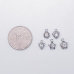 써지컬 하트 세모 육각형 별 꽃 센터 큐빅 펜던트 악세사리 부자재 (type5) : 앤쥬얼리 동대문종합시장