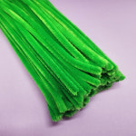 모루철사 인형만들기 DIY  꽃 철사크래프트 와이어공예 부자재 털모루 그린 100개입 : 감성상점