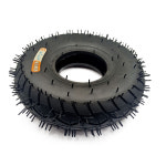 삼륜전기자전거 세발전기자전거 노인 가성비 용 4.10/3.50-4 전기 자동차 걷기 3 륜 미니 타이어 푸시 호랑이 곡선 입 내부 튜브 및 외부... 