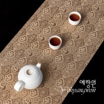 [다도 러너] 예향원 고급 채색 비단 양면 다석 티테이블 매트 E-9976 : 예향원