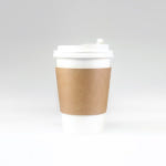 두꺼운 큰 종이컵 390ml (13온스) 200개 커피 핫컵 일회용 카페 테이크아웃 컵 : 글로벌 패키지