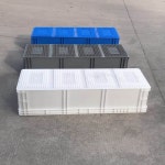 물류창고 플라스틱 박스 대형 직사각형 다용도 정리 보관 : junomarkets