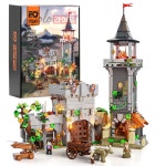 펀홀 F9027 중세시대 성 캐슬 감시탑 타워 모듈러 조명포함 중국레고 호환블럭 : YOLO 라이프