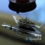 [다도 다기 차시] 예향원 핸드메이드 수정유리 연잎 다하 차시세트 E-9975 : 예향원