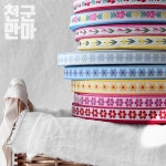 자수리본 - 모나미 꽃 리본 리본공예 선물포장 (2633) : 천군만마