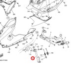 야마하 -20년식 NMAX 사이드스탠드 2DP-F7311-00 : 네모의 바이크부품