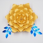 점보카네이션 종이장미 거대한 페이퍼꽃 장미꽃종이 : ONE01