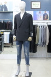BON 차콜그레이 듀퐁 수입원단 루즈핏 더블 자켓 BN3MEA284 CH : BON수원영통프리미엄아울렛