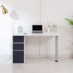 1200 편수책상 서랍 도어 수납 심플한 1인용 데스크 : 명성유통사