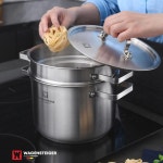 인덕션 멀티팟 파스타 냄비 파스타팟 면 삶는 꼬치어묵 깊은 국수 냄비 : 나무늘봄