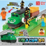 띠띠뽀전동기차 아이코닉스 띠띠뽀 디젤과 건널목놀이 : happyround